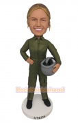 Female Airforce Pilots Custom Bobblehead