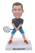 Badminton Player Personalized Bobblehead