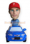 Casual Guy In The Car Bobblehead