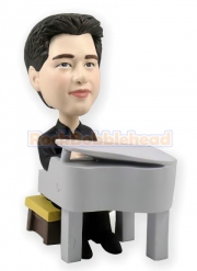 Male Pianist Custom Bobblehead