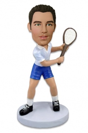 Male Tennis Star Custom Bobblehead