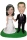 Wedding Couple Hand in Hand Bobblehead