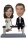 Wedding Couple Sitting On a Bench
