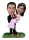 Groom Carried Bride Bobblehead 2