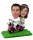 Wedding Couple On Scooter Bobblehead 2