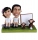 Lovers Bobblehead with Monkey