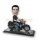 Man on Harley Motor Bobblehead
