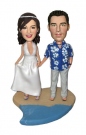 Beach Couple Custom Bobblehead