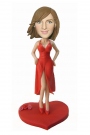 Bobblehead in Slip Dress