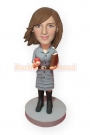 Female Teacher Custom Bobblehead