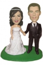 Wedding Couple Hand in Hand Bobblehead